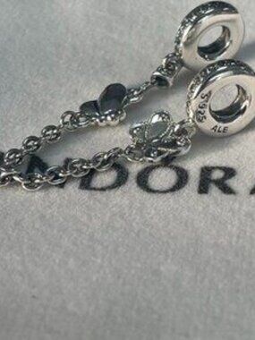Pandora Butterfly Safety Chain Charm